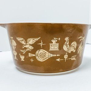 Vintage Pyrex Early American #473 1Q Ovenware